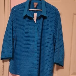 Chico's Blue Women's Top